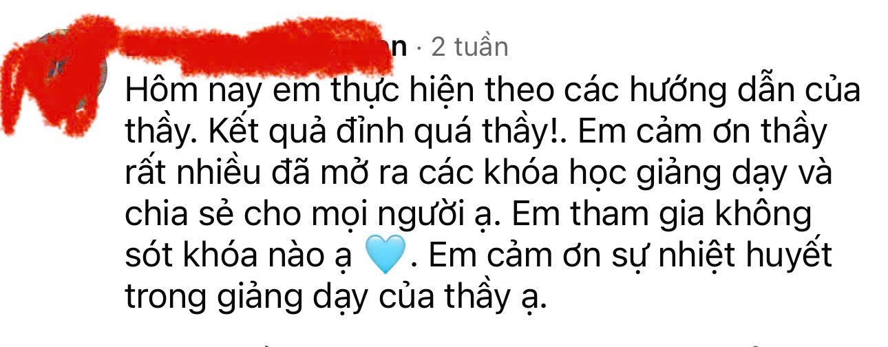Phản hồi học viên chương trình trước 12